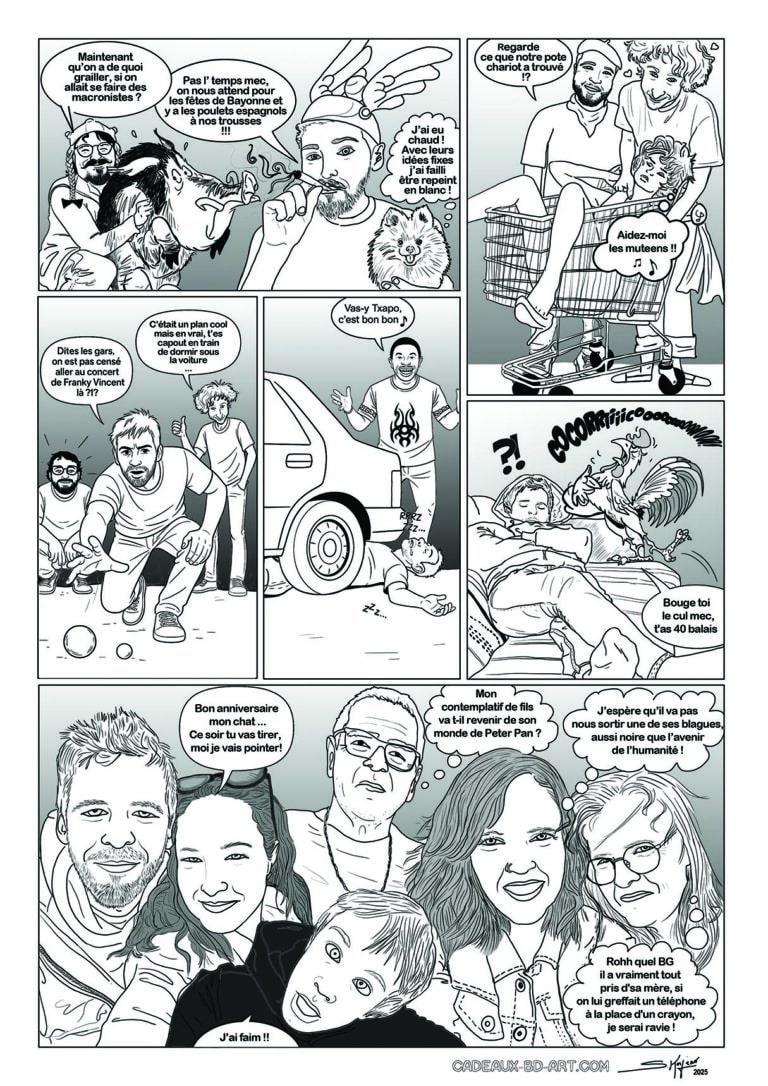 Livraison N&B BD 40 ans