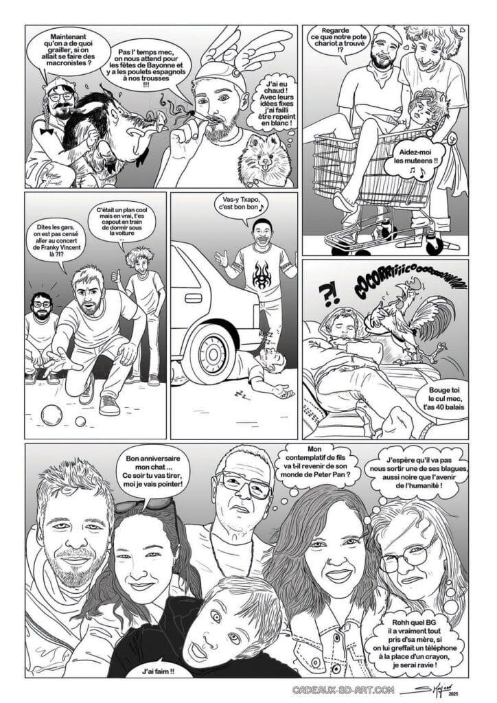 Livraison N&B BD 40 ans