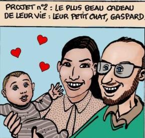 Extrait de la BD personnalisée de Valentine livrée en 2017 par le binôme Sylvie & Bruno sur cadeaux-bd-art.com