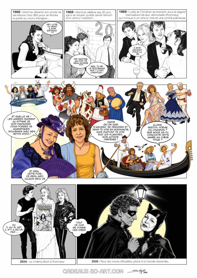 cadeau BD personnalisee pour célébrer une grande amitié